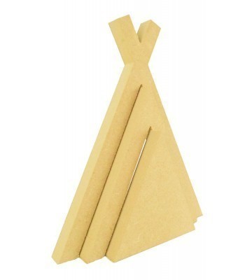 18mm Freestanding MDF Stacking Teepee Shape